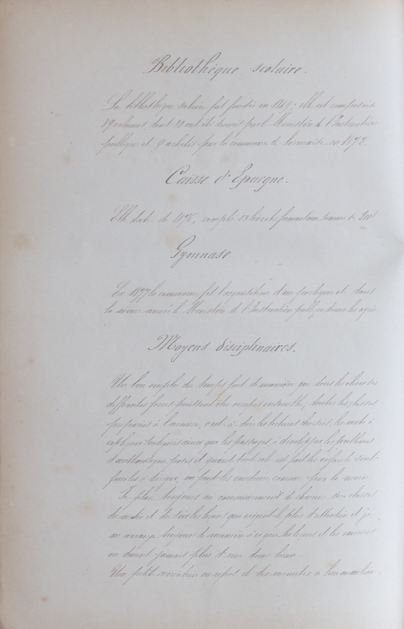 Manuscrit original de Louis Théodore Vernier, feuillet 22/24